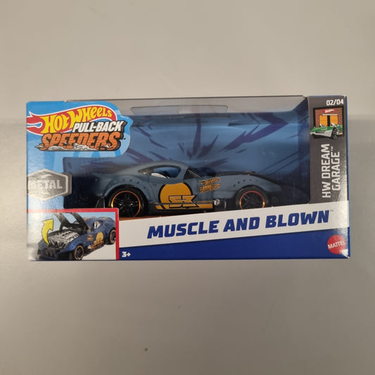 HotWheels 1:43 Pull-Back Speeders : Muscle and Blow