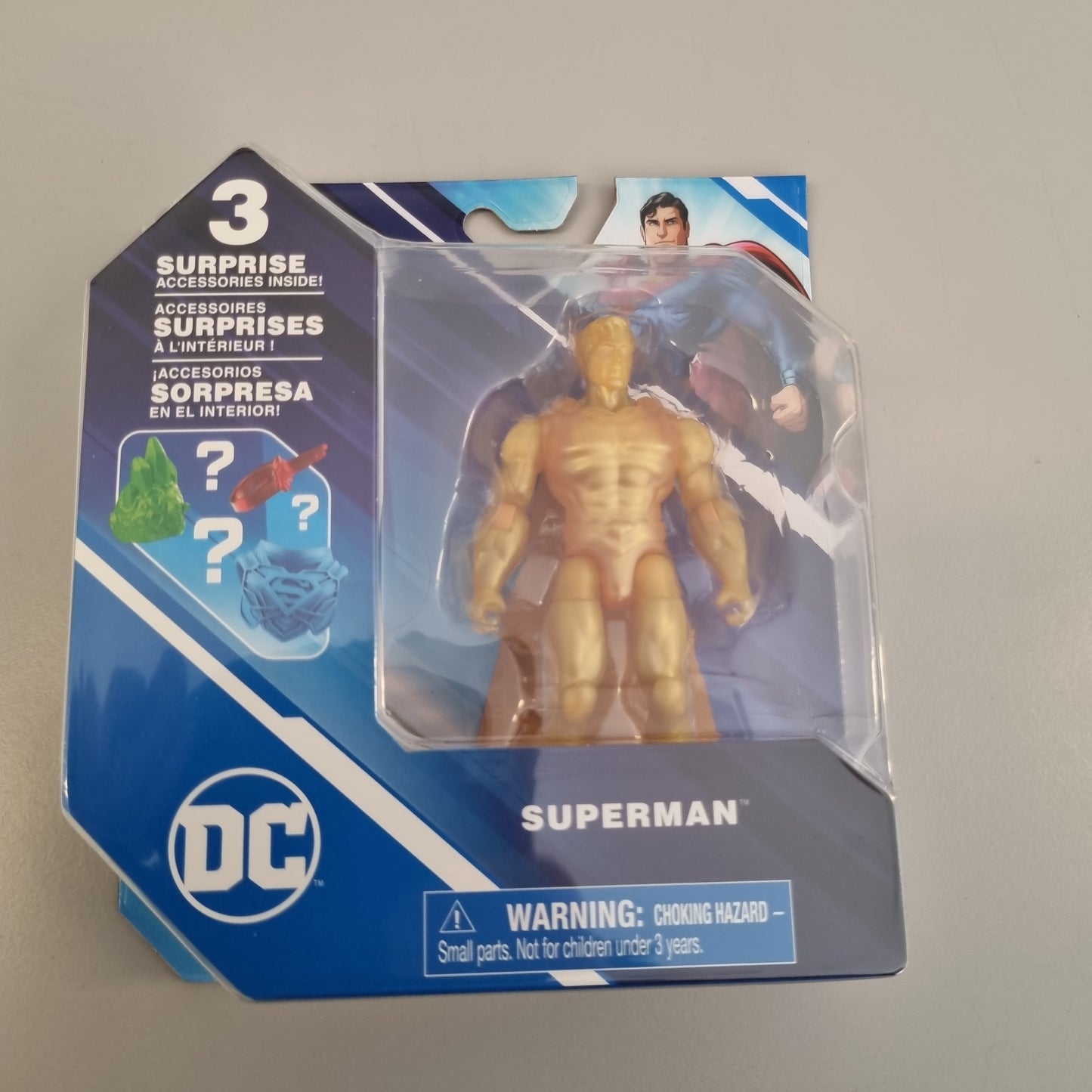 DC Comics samlefigur 10cm : Superman "gold chase"