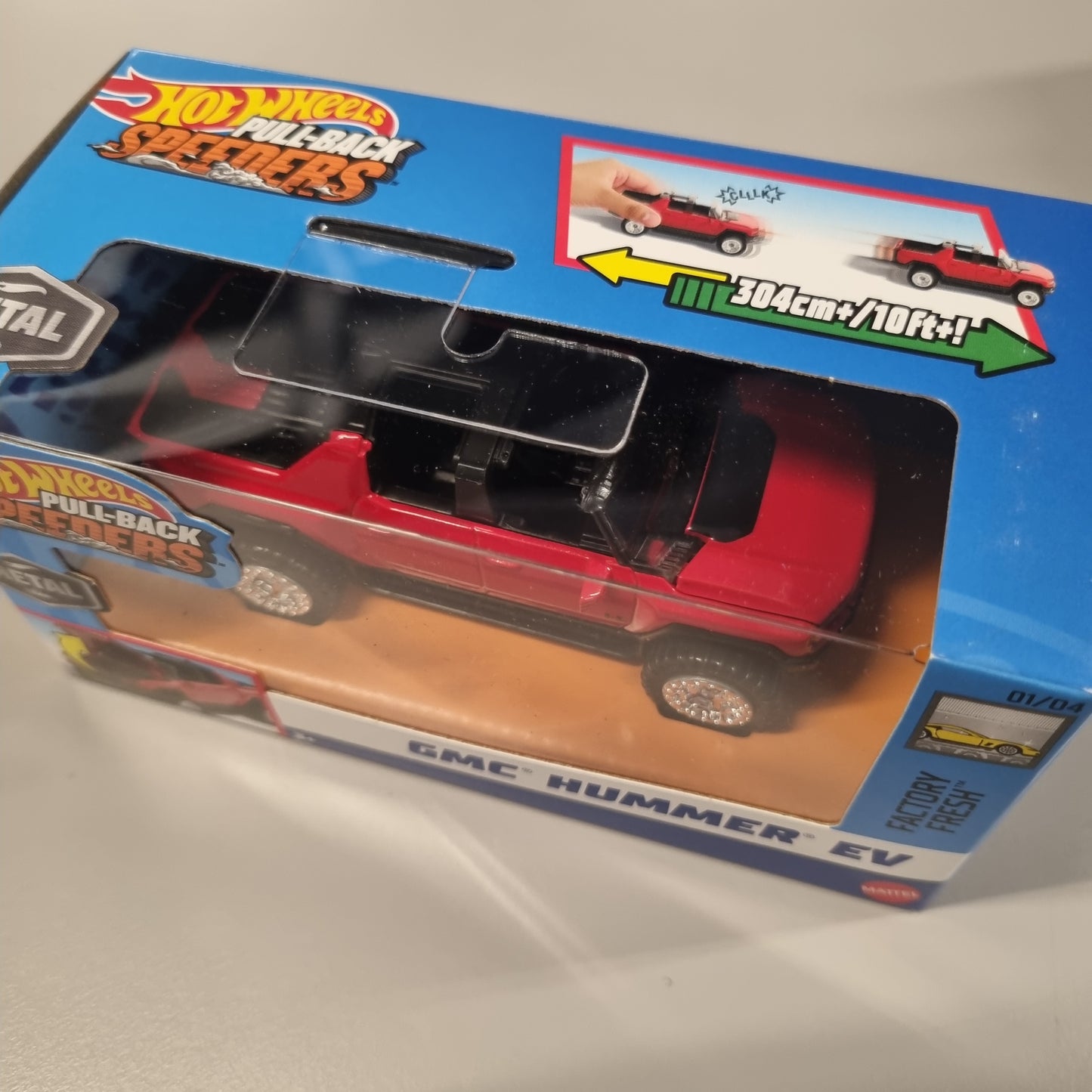 HotWheels 1:43 Pull-Back Speeders : GMC Hummer EV