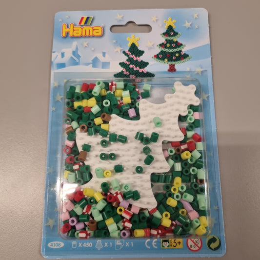 HAMA perler JUL / Juletre (art4108)