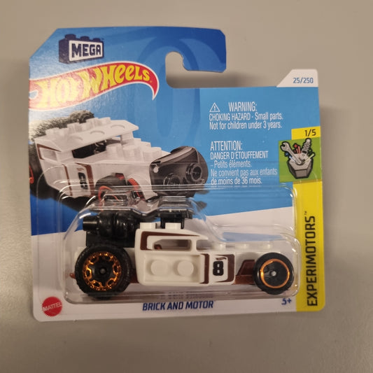 HotWheels : Brick and Motor (hvit)