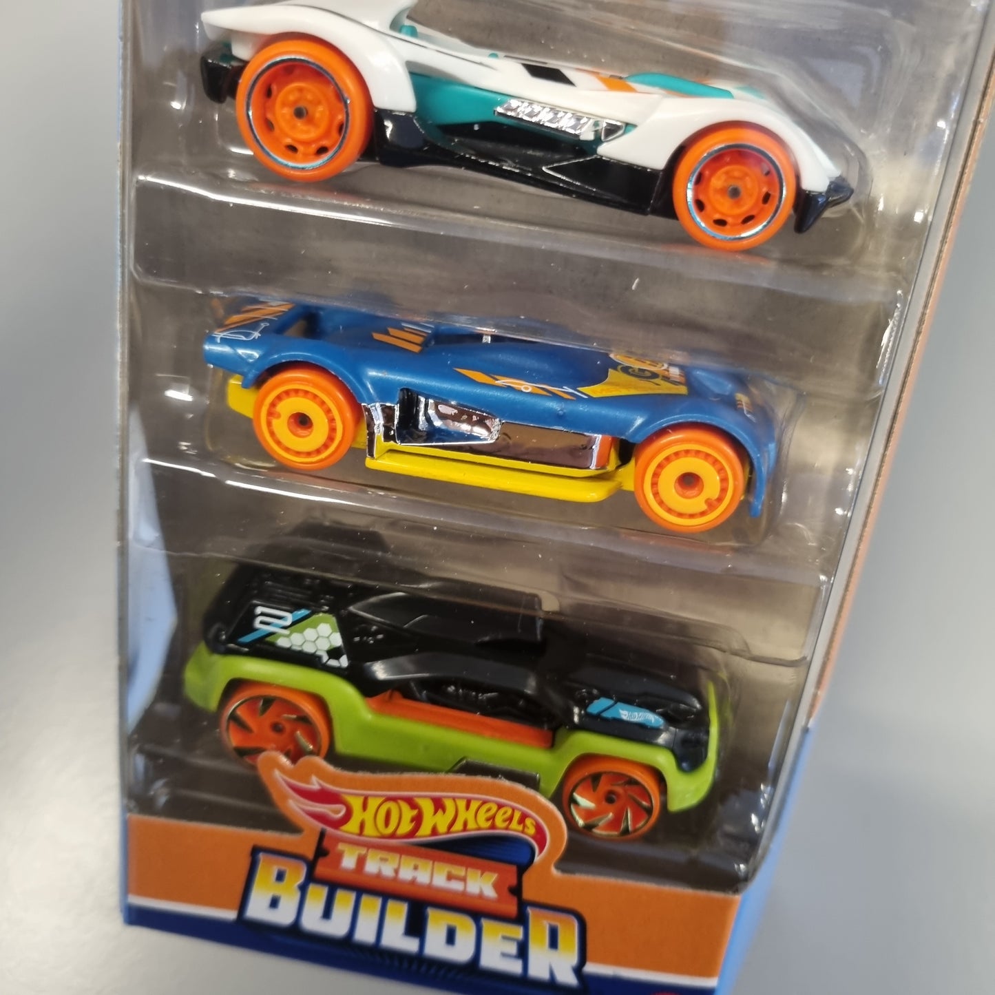 Hot Wheels 5 pack : Track Builder (Lightning Bug , Roadster Bite m.fler)