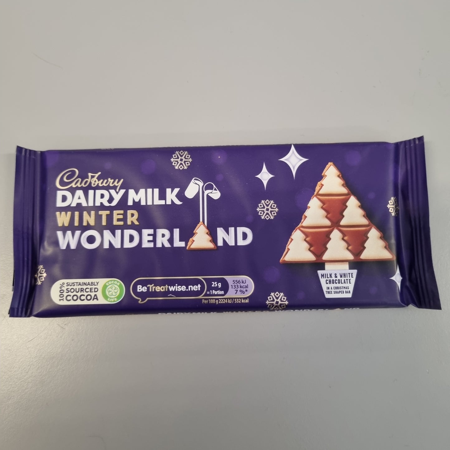 Cadbury Dairy Milk Winter Wonderland Sjokoladeplate (100g)