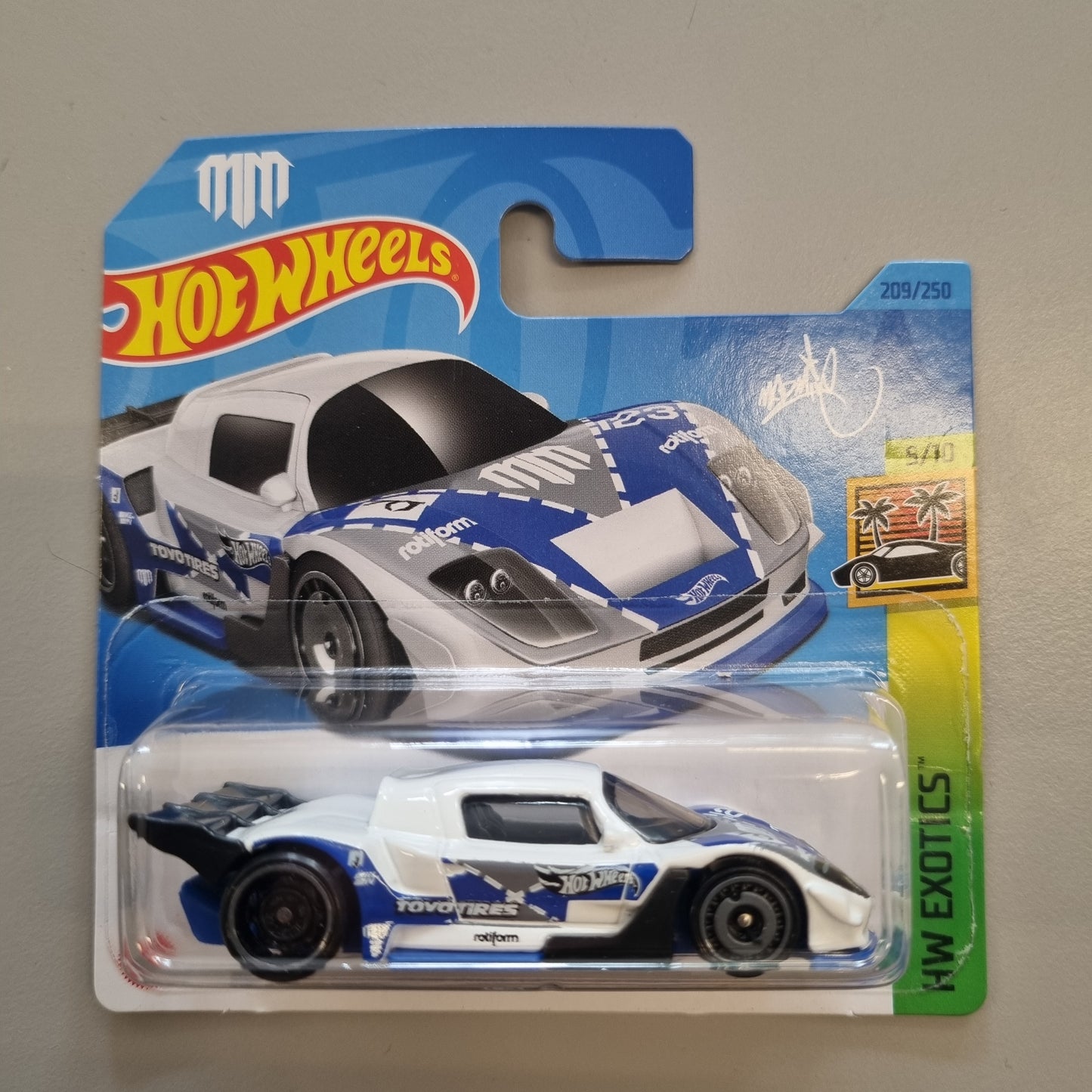 Hot Wheels : Mad Mike Drift Attack blå