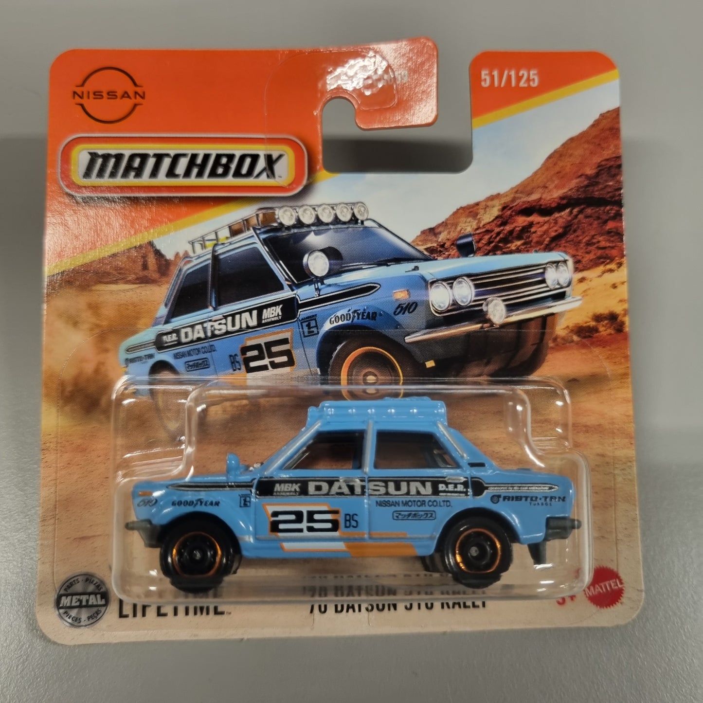 MATCHBOX : '70 Datsun 510 Rally