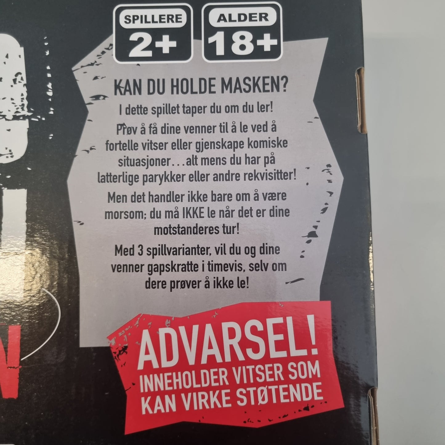 Brettspill : Hold Masken - Voksenversjon 18+