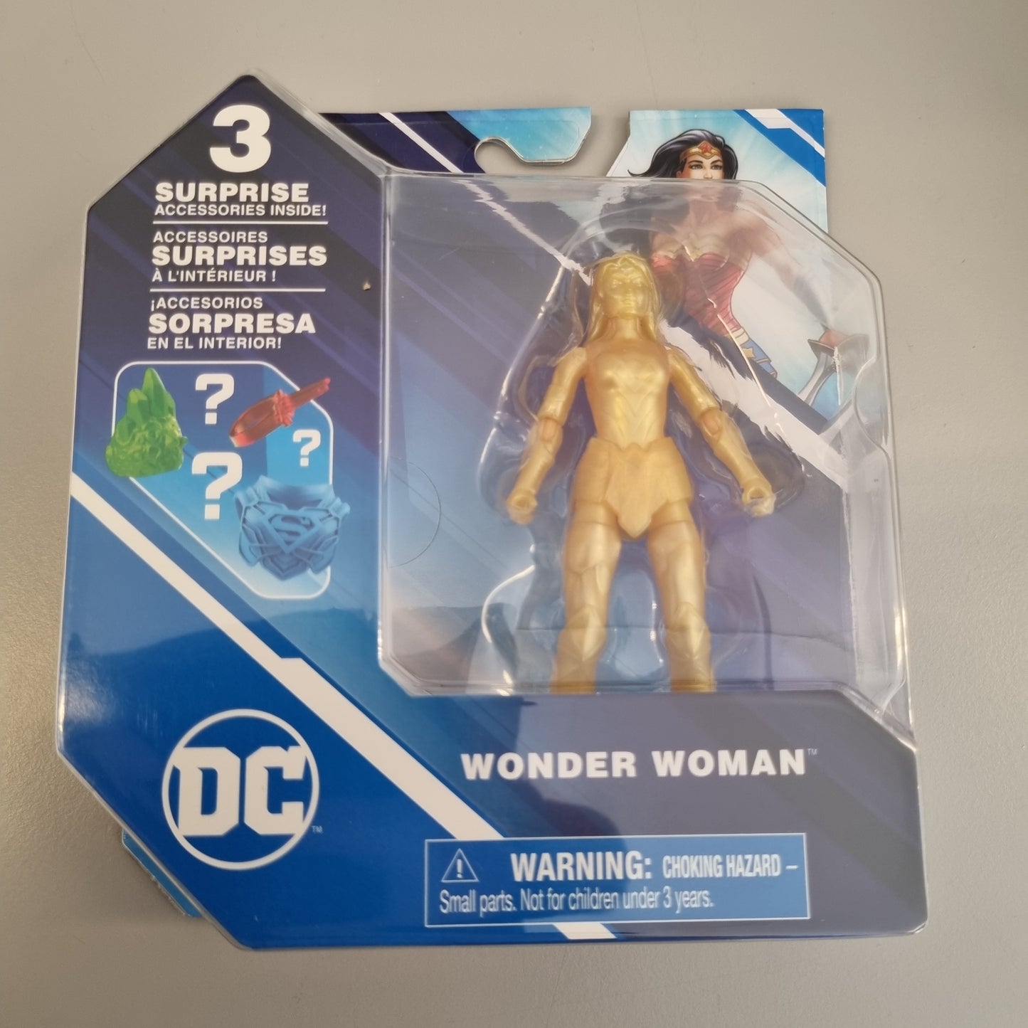 DC Comics samlefigur 10cm : Wonder Woman "gold chase"