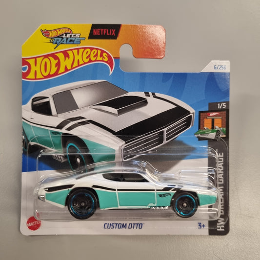 Hot Wheels : Custom Otto (hvit)