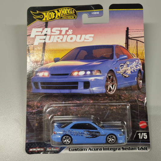 Hot wheels Premium : Custom Acura Integra Sedan GSR ( Honda )