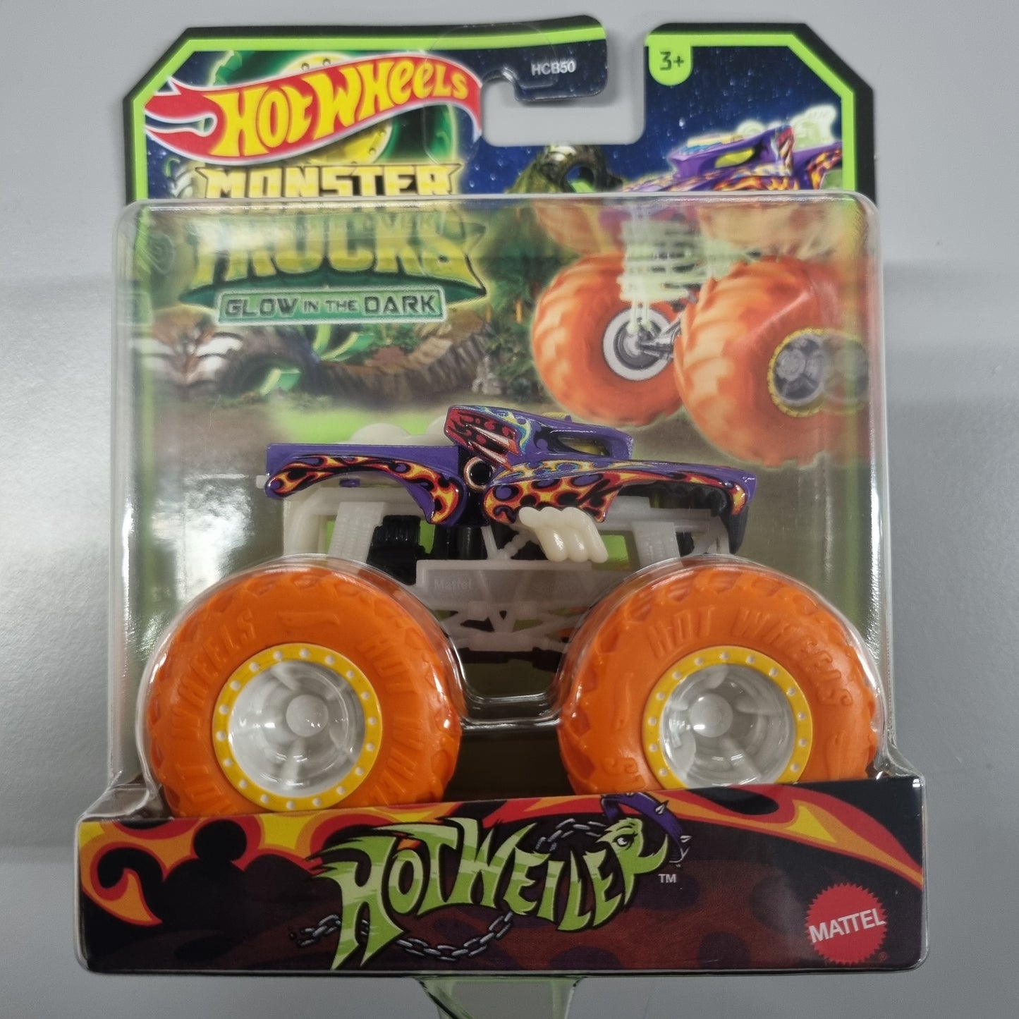 Hot wheels Monster Trucks : Glow In The Dark : Hotweiler