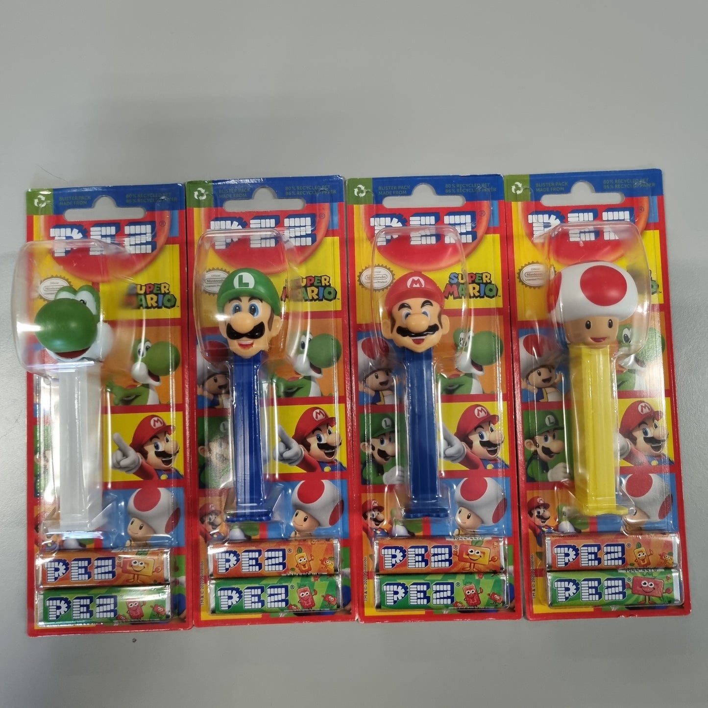 PEZ Super Mario figurer