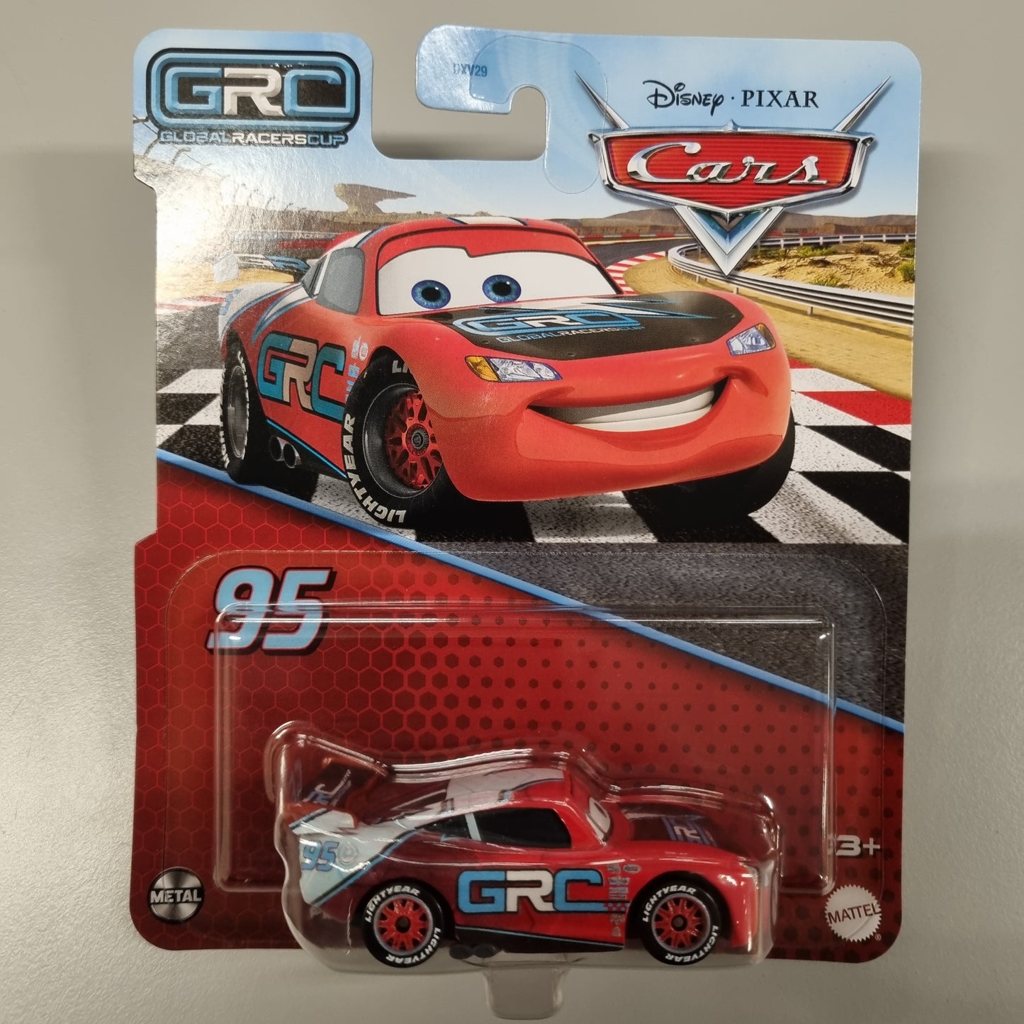 Mattel Pixar CARS 1:55 skala : Lightning McQueen GRC