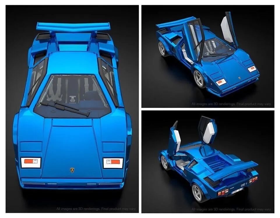 Hot wheels RLC Exclusive : '82 Lamborghini Countach LP 500 S (blå)