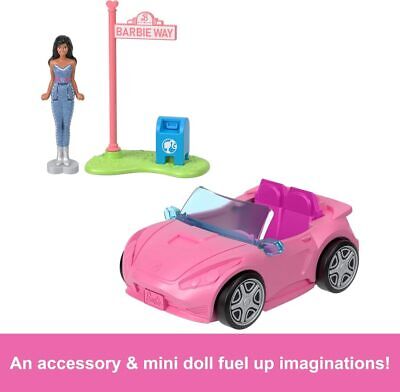 Mattel Mini BarbieLand : Color Change Convertible + mini dukke