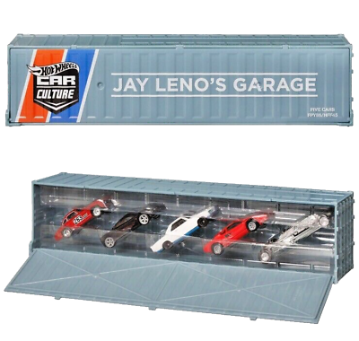 Hot wheels Premium : Jay Lenos Garage container set