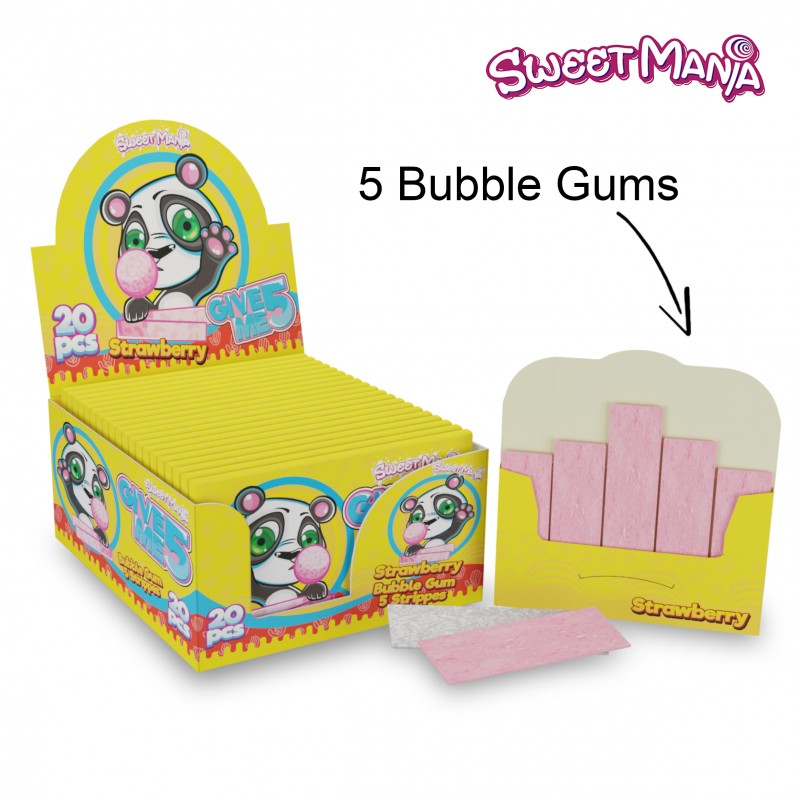 Sweet mania give me 5 bubble gum