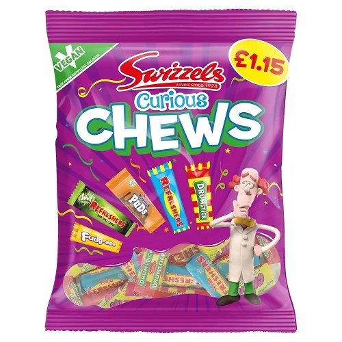 Swizzels Curious Chews bag sweets (135g)