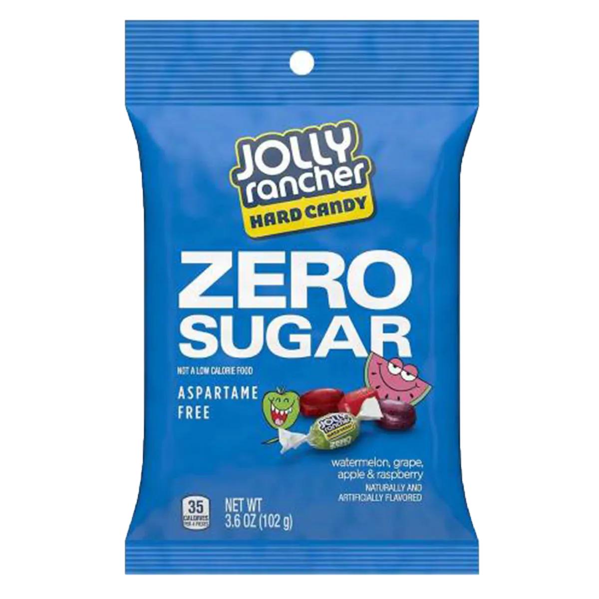 JOLLY RANCHER SUGAR FREE HARD CANDY BAG 102g