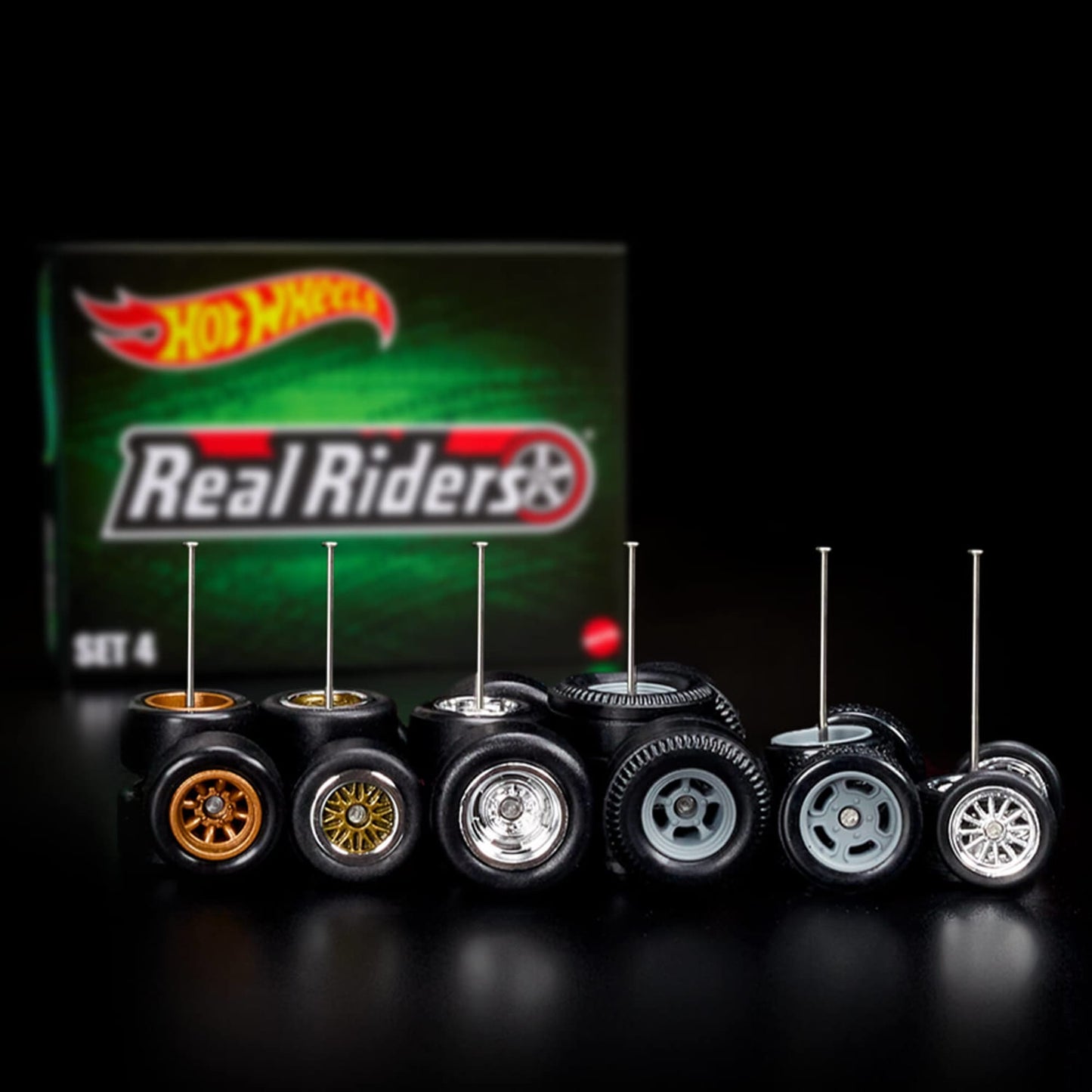 1/64 felger : Hot Wheels Real Riders set 4